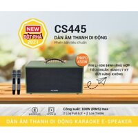 Dàn âm thanh di động ACNOS CS445 - Hệ thống 2 Loa full 6.5 inch và 2 loa treble- Công suất lên đến 450W xách tay du lịch