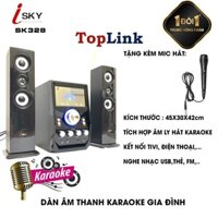 Dàn Âm Thanh Giải Trí Đỉnh Cao - Loa Vi Tính Hát Karaoke Âm Thanh Đỉnh Cao Có Kết Nối Bluetooth Isky - SK328