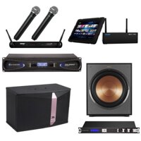 Dàn Âm Thanh Karaoke Gia Đình BM-22 (JBL KI 512 + JBL KX180 + Crown XLS 2002 + Klipsch R-120SW + Micro Shure SVX288/PG58 + Đầu Karaoke Hanet BEATX PRO 4TB)