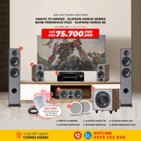 Dàn âm thanh xem phim nghe nhạc Dolby Atmos 5.1.2 Onkyo TX NR5100 - Combo 05