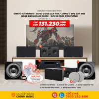 Dàn âm thanh xem phim nghe nhạc Dolby Atmos 5.1.2 Onkyo TX NR7100 - Combo 09