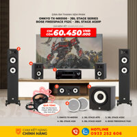 Dàn âm thanh xem phim nghe nhạc Dolby Atmos 5.1.2 Onkyo TX NR5100 - Combo 02