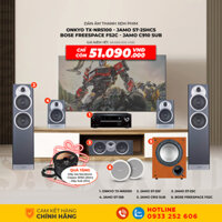 Dàn âm thanh xem phim nghe nhạc Dolby Atmos 5.1.2 Onkyo TX NR5100 - Combo 01