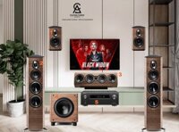 DÀN ÂM THANH XEM PHIM - NGHE NHẠC 5.1 SANG TRỌNG DENON AVC X6700H - SONUS FABER SONETTO V SERIES