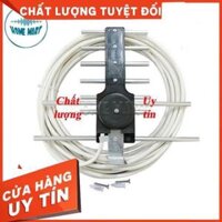 Dàn Anten thông minh cho tivi và thu sóng đầu KTS DVB - T2  15m dây và 1 đầu cắm