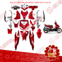 Dàn Áo AB 2016, Dàn Áo Xe Air Blade 125 2016 Đỏ Bạc Phiên Bản Cao Cấp Chính Hãng Honda - ZZM