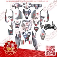 Dàn Áo AB 2016, Dàn Áo Xe Air Blade 125 2016 Xám Bạc Phiên Bản Sơn Từ Tính Chính Hãng Honda - ZZM