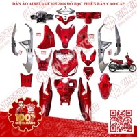 Dàn Áo AB 2016, Dàn Áo Xe Air Blade 125 2016 Đỏ Bạc Phiên Bản Cao Cấp Chính Hãng Honda - ZZM