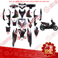 Dàn Áo AB 2017, Dàn Áo Xe Air Blade 125 2017 Đen Nhám Phiên Bản Đen Mờ Chính Hãng Honda - ZZM