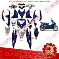 Dàn Áo AB 2018, Dàn Áo Xe Air Blade 125 2018 Xanh Bạc Phiên Bản Cao Cấp Chính Hãng Honda - ZZM