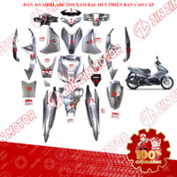 Dàn Áo AB 2018, Dàn Áo Xe Air Blade 125 2018 Xám Bạc Đen Phiên Bản Cao Cấp Chính Hãng Honda - ZZM
