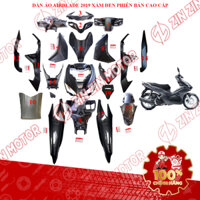 Dàn Áo AB 2019, Dàn Áo Xe Air Blade 125 2019 Xám Đen Phiên Bản Sơn Từ Tính Chính Hãng Honda - ZZM