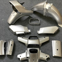 Dàn áo - Bộ Nhựa Dream ABS Màu Bạc-Lắp Cho Các Xe Honda Dream II Thái Việt, TQ Mã 1224