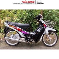 Dàn Áo - Bộ Nhựa Xe Wave Zx - Wave Alpha Trắng - Bộ Vỏ Xe Wave Công Tử [ Loại Đẹp ] Lắp Cho Tất Cả Các Dòng Xe Tương Tự
