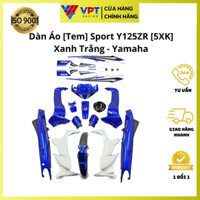 Dàn Áo (Bộ Ốp) Yaz Y125ZR Đời Cao, Tem Zin Chính Hãng Yamaha 5XK-F0-FG000-P5-P3-KIT-A1-Y