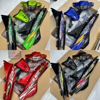 DÀN ÁO - BỘ VỎ NHỰA, Áo Xe Wave Anpha, Wave ZX, Wave Thái. Bộ Vỏ nhựa cao cấp CỰC ĐẸP