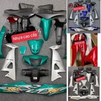 Dàn Áo - Bộ Vỏ Nhựa Wave Alpha 100 - Wave 50cc - Wave Rs ( kèm tem )