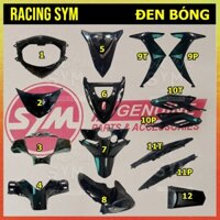 Dàn Áo Đen Bóng Xe Galaxy 50cc Chính Hãng SYM