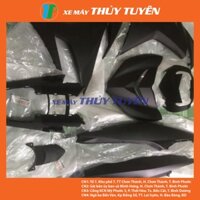 Dàn áo đen nhám Yamaha Exciter 150 2018 full 11 món zin chính hãng+ mủ nhám