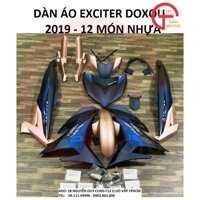 DÀN ÁO EXCITER DOXOU 2019 - 12 MÓN NHỰA CHÍNH HÃNG YAMAHA