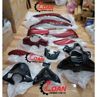 DÀN ÁO SH MODE ĐOI 2018 - 2020 MÀU ĐO ĐEN, ĐỎ ĐÔ HÀNG ZIN HONDA CHÍNH HÃNG