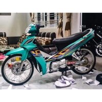 Dàn áo Sirius màu ngọc lục bảo bạc tặng choá đèn, đèn lái, ốc và tem như hình xe😍