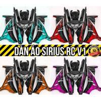 Dàn áo SIRIUS RC phiên bản đủ màu ( tặng kèm tem như hình )