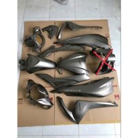 DÀN ÁO VISION MÀU XÁM LÔNG CHUỘT KHÓA CHÌA ĐỜI 2015-2020 11 MÓN ZIN HÃNG HONDA (TRỪ ỐP SAU Ổ KHÓA )