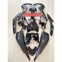 dàn áo vision vs 110 2015 2016 2017 2018 2019 màu đen nhám xài ổ khoá chìa thường ( bán lẻ từng món )