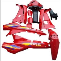 Dàn áo wave 110 Thái Lan đỏ bóng