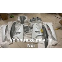 Dàn Áo Wave A 110cc tem liền Wave lớn 2024 MÀU XÁM XI MĂNG TRẮNG 9 MẢNH MÀU KÈM YẾM TRONG Nhãn Dán Decal