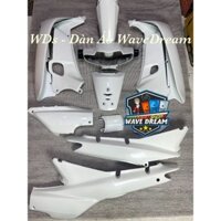 Dàn áo Wave Alpha màu Trắng nhựa nguyên sinh