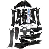 Dàn áo wave alpha - wave nhỏ đen - tặng team 3 lớp