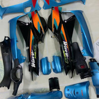 Dàn áo Wave nhỏ /Alpha /Zx /Thái 110 Xanh ngọc Sau Đen - (không kèm chóa)