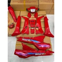 Dàn áo Wave nhỏ /Alpha /Zx /Thái 110 Đỏ Cờ   - không kèm chóa
