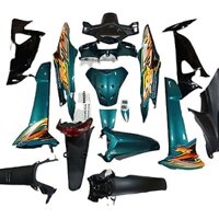 Dàn áo Wave RS - Anpha - S100 đời 2006 đến 2016 Màu Xanh Rêu [TẶNG TEM