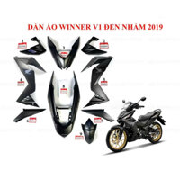 Dàn Áo Winner V1 Đen nhám Tem Vàng (bán lẻ từng món)