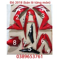 Dàn áo Winner v1 Đỏ đời 2018 Zin chính hãng Honda (bán lẻ)