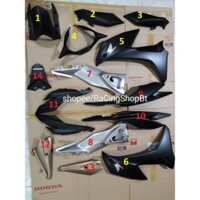 Dàn áo Winner X đen nhám chính hãng