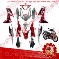 Dàn áo Winner X V2 2019 Đỏ Bạc Đen, RS150X, RS150 V3 Chính Hãng - ZZM