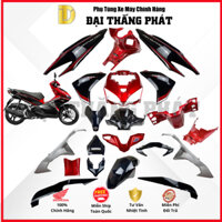 Dàn áo xe Air Blade 125cc (2015-2016) K66 màu Đỏ Đen R340 chính hãng Honda