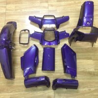 Dàn áo xe Dream 2 màu TÍM - nhựa nguyên sinh ABS LOẠI 1