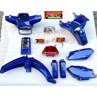 DÀN ÁO XE DREAM MÀU XANH DƯƠNG CÓ ĐÈN ĐẶC BIỆT