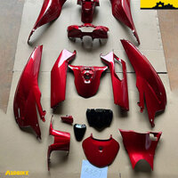 Dàn áo xe Sh 160 2020-2024 màu đỏ đen