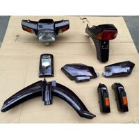 DÀN ÁO XE SUPPER DREAM MÀU NHO CÓ ĐÈN ĐẶC BIỆT