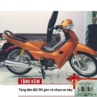 Dàn áo xe Wave Alpha đời từ 2002 đến 2006 , nhựa ABS nguyên sinh cao cấp màu CAM , tặng ngay bộ tem dán và bộ ốc theo xe