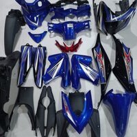 Dàn áo xe Wave RSX 110 đời 2010 đến 2012 Màu Xanh Tím - Đen [KÈM TEM XE] Dàn mủ xe máy RSX 110