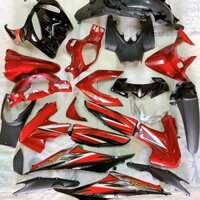 Dàn áo xe Wave RSX 110 màu ĐỎ - nhựa trắng khuôn mới LOẠI ĐẸP