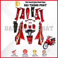 Dàn áo xe Wave ZX 100cc (2004) màu Đỏ R263 chính hãng Honda