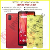 Dán cường lực dẻo nano  dành cho Sharp Aquos R3 SHV44, SH03L, 807SH, 808SH